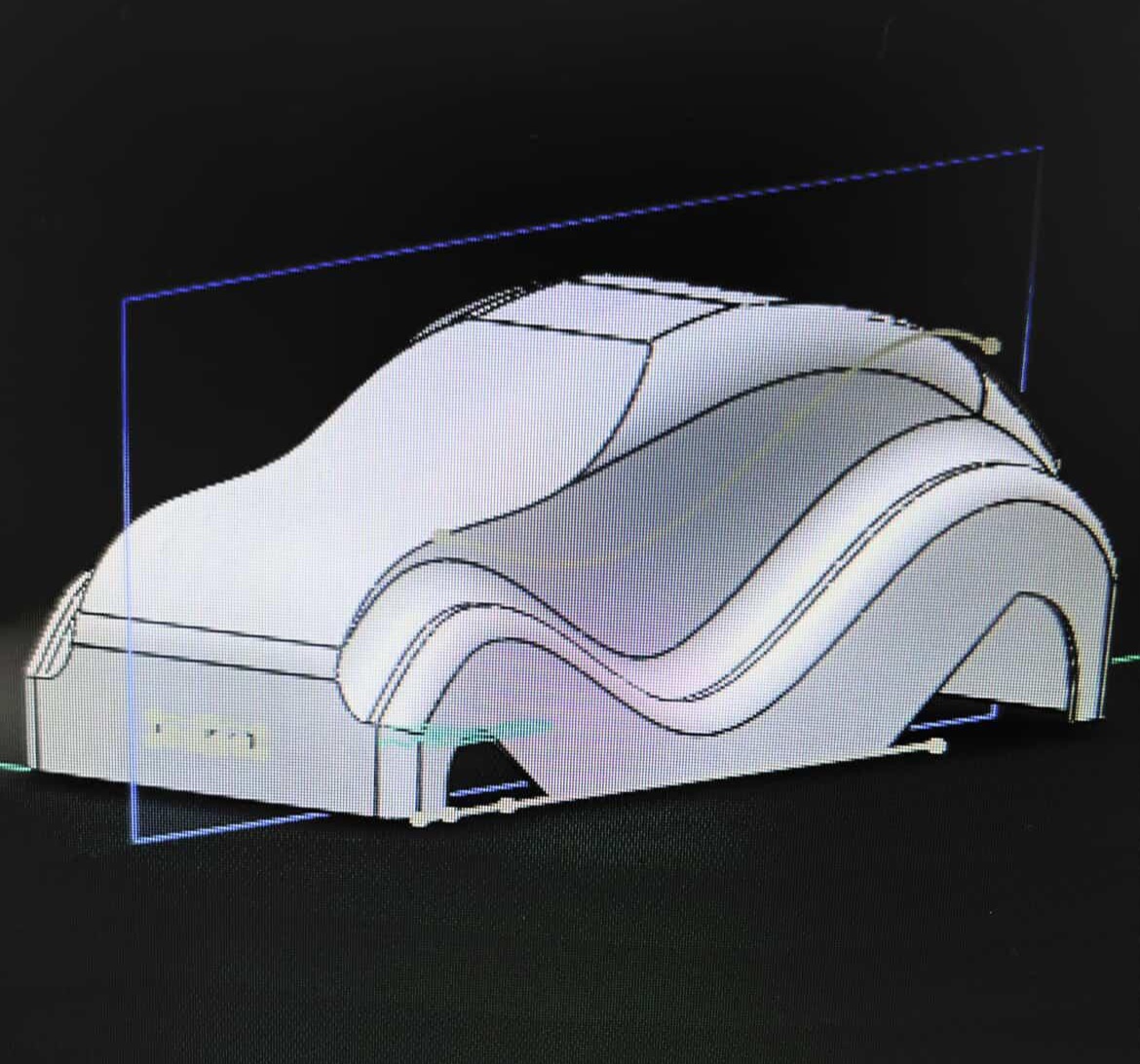 Voiture vue arrière